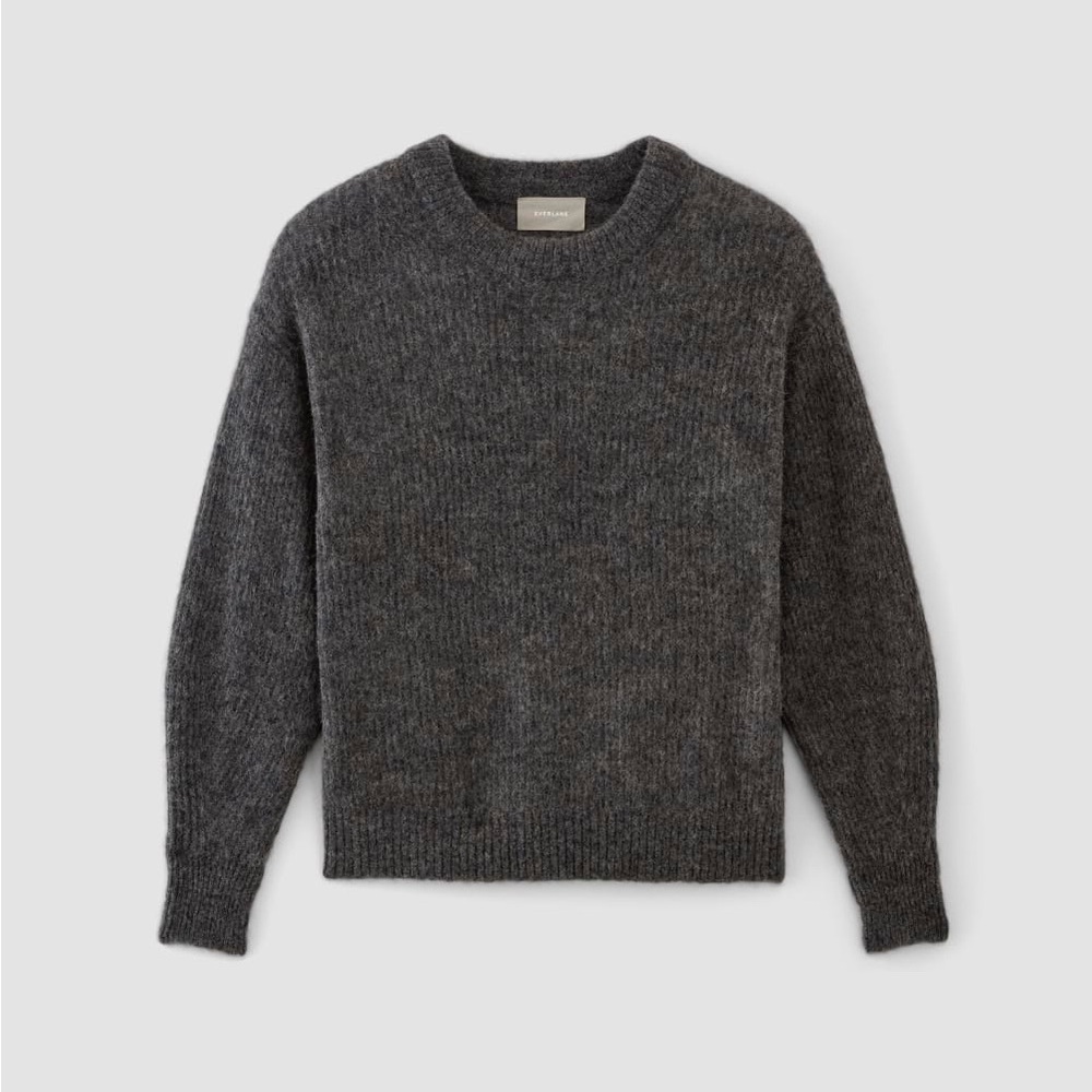 Everlane Cocoon Crew in Alpaca - Picture 2 of 8